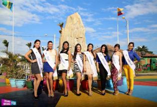 Candidatas Carnaval Alegría por la Vida visitan Puerto Salvador Allende