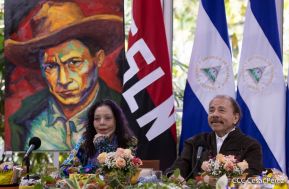 Comandante Daniel Ortega y compañera Rosario Murillo participan en videoconferencia por el 30 aniversario del Foro de São Paulo