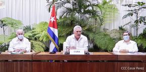 Comandante Daniel Ortega y compañera Rosario Murillo participan en videoconferencia por el 30 aniversario del Foro de São Paulo