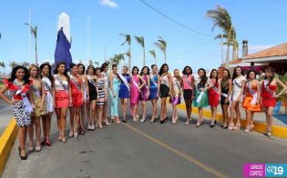 Candidatas a Miss Teen Universe visitan Puerto Salvador Allende