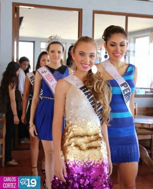 Candidatas a Miss Teen Universe visitan Puerto Salvador Allende