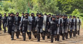 Mujeres de la DOEP saludan 41 años de fundación de la Policía Nacional