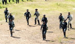 Mujeres de la DOEP saludan 41 años de fundación de la Policía Nacional