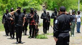 DOEP de la Policía Nacional realiza ejercicios demostrativos