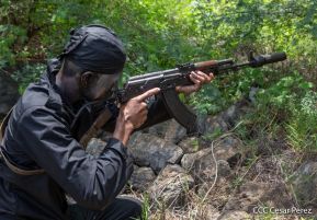 DOEP de la Policía Nacional realiza ejercicios demostrativos