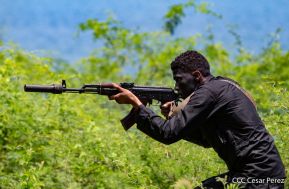 DOEP de la Policía Nacional realiza ejercicios demostrativos