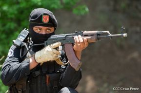 DOEP de la Policía Nacional realiza ejercicios demostrativos