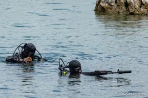 DOEP de la Policía Nacional realiza ejercicios demostrativos