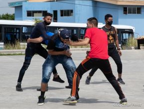 DOEP de la Policía Nacional realiza ejercicios demostrativos