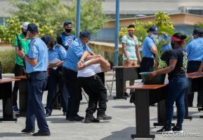 DOEP de la Policía Nacional realiza ejercicios demostrativos