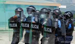 DOEP de la Policía Nacional realiza ejercicios demostrativos