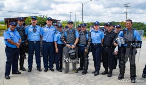DOEP de la Policía Nacional realiza ejercicios demostrativos