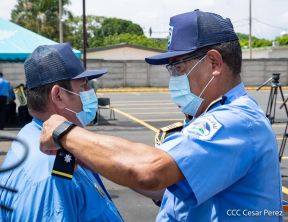 Ascenso en grados a miembros de la Dirección de Seguridad y Protección de Personalidades