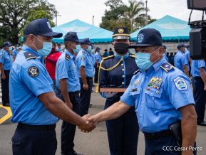 Ascenso en grados a miembros de la Dirección de Seguridad y Protección de Personalidades