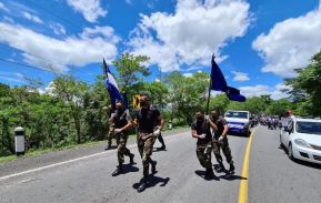 Antorcha Centroamericana de la Libertad recorre municipios de Ocotal, Macuelizo, Totogalpa y Somoto