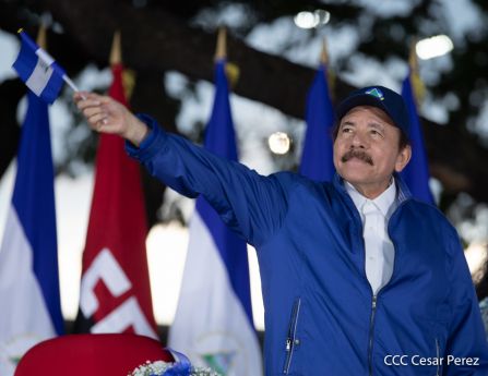 Así fue recibida en Nicaragua la Antorcha Centroamericana de la Libertad y la Paz 