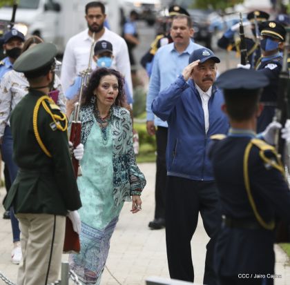 Así fue recibida en Nicaragua la Antorcha Centroamericana de la Libertad y la Paz 