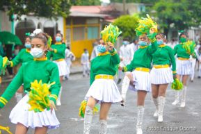 Desfiles escolares en homenaje a la Batalla de San Jacinto y al 199 aniversario de la Independencia de Centroamérica
