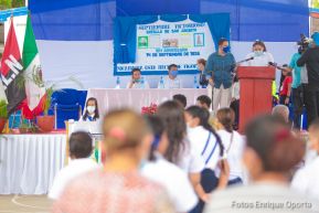 Desfiles escolares en homenaje a la Batalla de San Jacinto y al 199 aniversario de la Independencia de Centroamérica