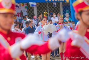 Desfiles escolares en homenaje a la Batalla de San Jacinto y al 199 aniversario de la Independencia de Centroamérica