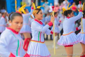 Desfiles escolares en homenaje a la Batalla de San Jacinto y al 199 aniversario de la Independencia de Centroamérica
