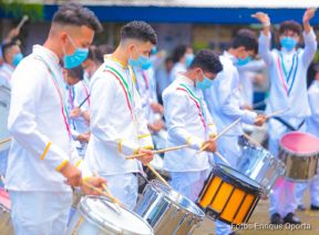 Desfiles escolares en homenaje a la Batalla de San Jacinto y al 199 aniversario de la Independencia de Centroamérica