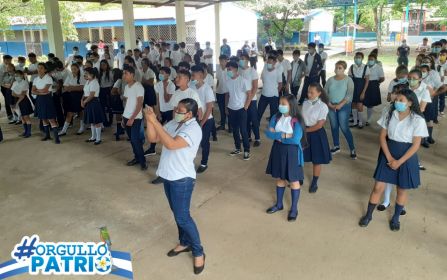 Desfiles escolares en homenaje a la Batalla de San Jacinto y al 199 aniversario de la Independencia de Centroamérica