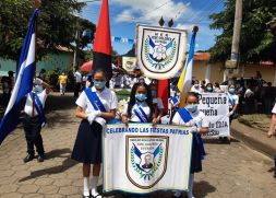 Desfiles escolares en homenaje a la Batalla de San Jacinto y al 199 aniversario de la Independencia de Centroamérica