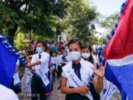 Desfiles escolares en homenaje a la Batalla de San Jacinto y al 199 aniversario de la Independencia de Centroamérica