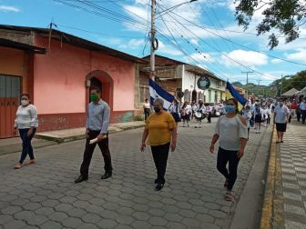 Desfiles escolares en homenaje a la Batalla de San Jacinto y al 199 aniversario de la Independencia de Centroamérica