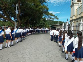 Desfiles escolares en homenaje a la Batalla de San Jacinto y al 199 aniversario de la Independencia de Centroamérica