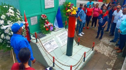 Conmemoración del 47 Aniversario del tránsito a otro Plano de Vida del Comandante Ricardo Morales Avilés en Carazo
