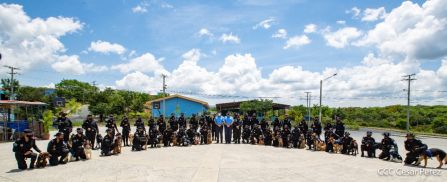 Nuestra Policía Nacional y su técnica canina para reforzar la seguridad ciudadana en Nicaragua