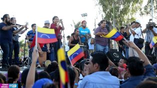 Nicaragua canta en Amor, Justicia y Paz en respaldo al Gobierno Bolivariano de Venezuela