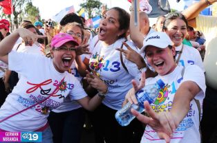 Nicaragua canta en Amor, Justicia y Paz en respaldo al Gobierno Bolivariano de Venezuela