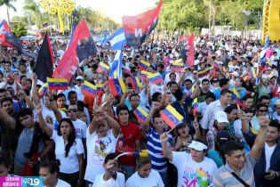 Nicaragua canta en Amor, Justicia y Paz en respaldo al Gobierno Bolivariano de Venezuela