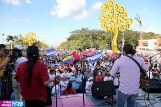 Nicaragua canta en Amor, Justicia y Paz en respaldo al Gobierno Bolivariano de Venezuela