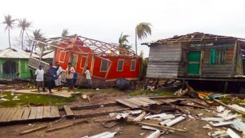 Eta, el huracán que impactó en el Caribe de Nicaragua