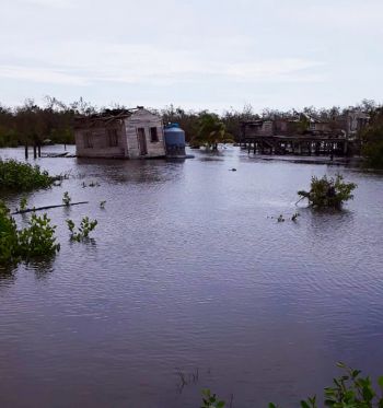 Eta, el huracán que impactó en el Caribe de Nicaragua