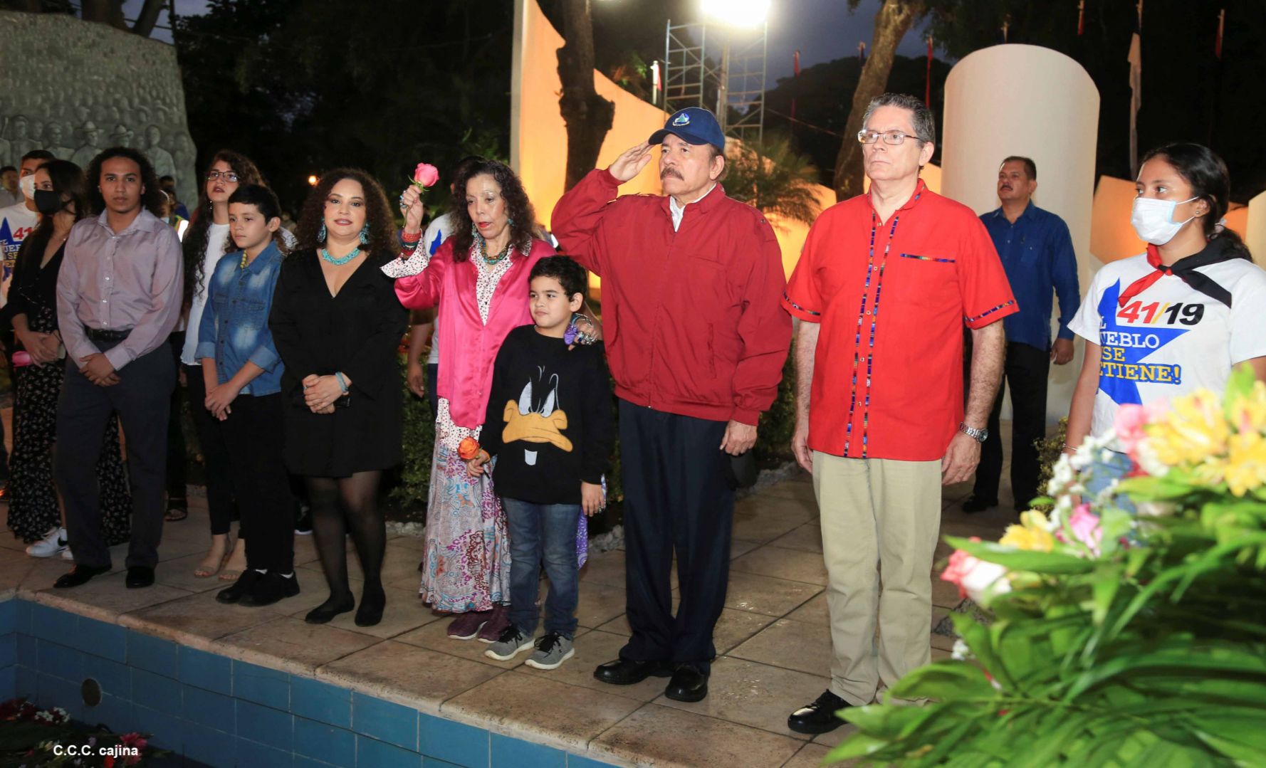 Acto de conmemoración del 44 aniversario del paso a la inmortalidad del Comandante Carlos Fonseca Amador