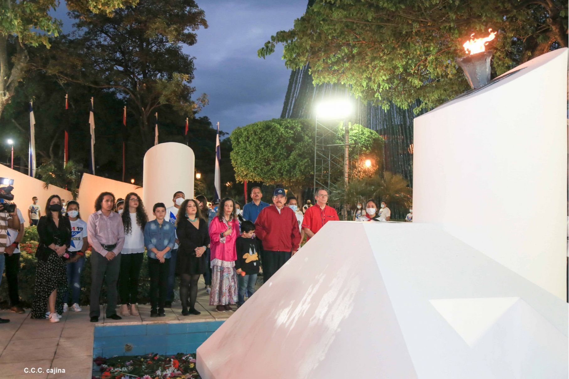 Acto de conmemoración del 44 aniversario del paso a la inmortalidad del Comandante Carlos Fonseca Amador