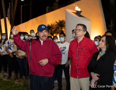Acto de conmemoración del 44 aniversario del paso a la inmortalidad del Comandante Carlos Fonseca Amador