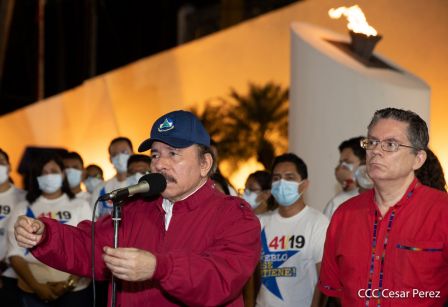 Acto de conmemoración del 44 aniversario del paso a la inmortalidad del Comandante Carlos Fonseca Amador
