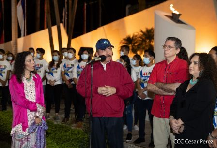 Acto de conmemoración del 44 aniversario del paso a la inmortalidad del Comandante Carlos Fonseca Amador