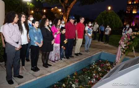 Acto de conmemoración del 44 aniversario del paso a la inmortalidad del Comandante Carlos Fonseca Amador