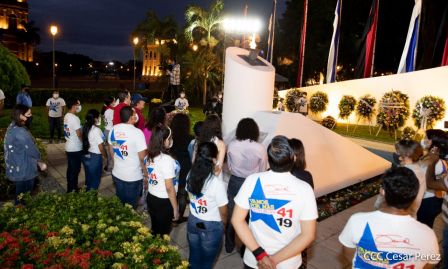 Acto de conmemoración del 44 aniversario del paso a la inmortalidad del Comandante Carlos Fonseca Amador