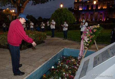 Acto de conmemoración del 44 aniversario del paso a la inmortalidad del Comandante Carlos Fonseca Amador