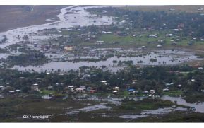 Recorrido aéreo´de exploración de Ineter y Marena por zonas afectadas por huracanes Eta y Iota