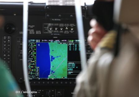 Recorrido aéreo´de exploración de Ineter y Marena por zonas afectadas por huracanes Eta y Iota