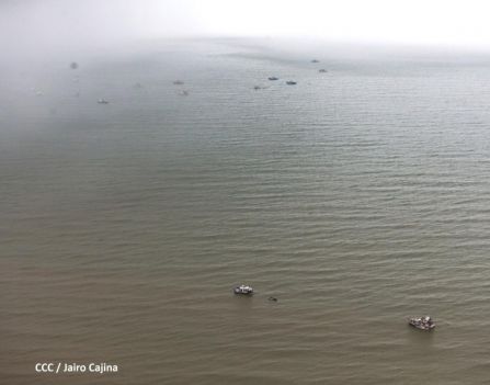Vista aérea de Bilwi ,Prinzapolka  y Alamikamba despues del paso de dos huracanes